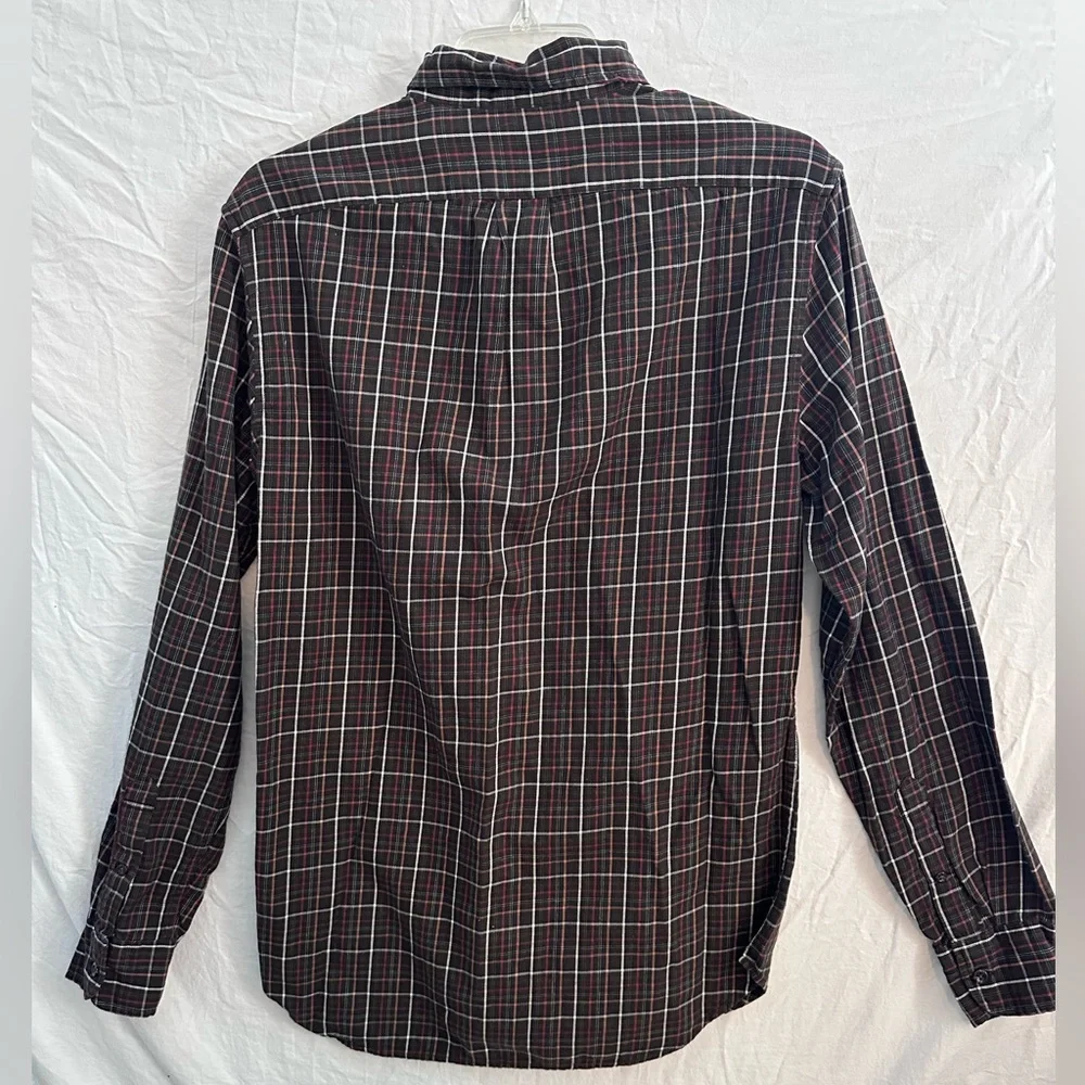 J.Crew Brushed Twill Plaid Button Down Shirt Slim Fit Small